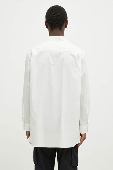 Skjorte Y-3 Y-3 Pleated Pocket Relaxed Fit Shirt Hvid | JL6665, 2