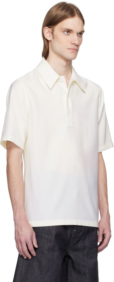 Polo skjorte Jil Sander Jil Sander Virgin Wool Polo Hvid | J21DL0223_J40224, 1