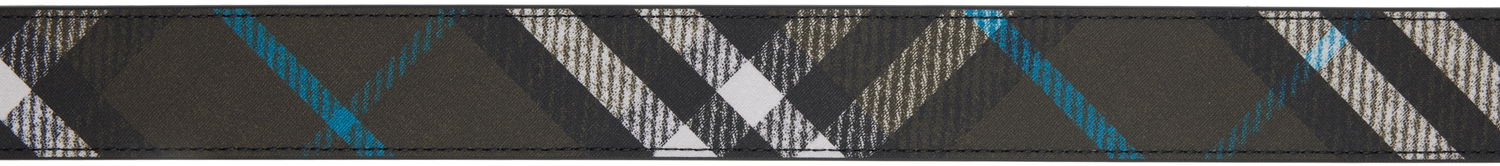 Bælter Burberry Burberry Check Faux-Leather Belt Grøn | 8104850, 1