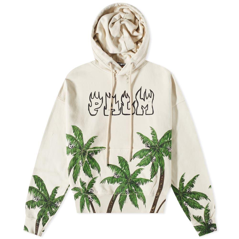 Sweatshirt Palm Angels Palms & Skulls Vintage Hoody Flerfarvet | PMBB117S23FLE0070155, 0