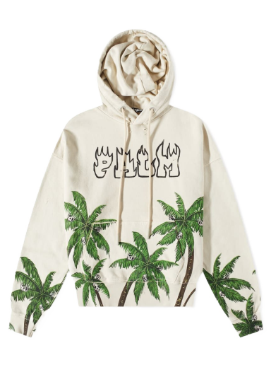 Sweatshirt Palm Angels Palms & Skulls Vintage Hoody Flerfarvet | PMBB117S23FLE0070155