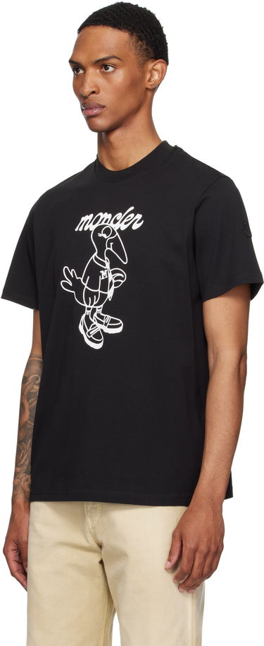T-shirt Moncler Moncler Archivio Creativo Graphic T-Shirt Sort | K20918C0001689AJS, 3