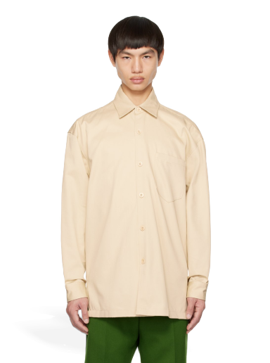 Skjorte AMI Shirt Beige | UJK220.CO0020
