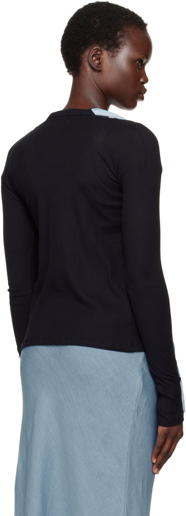Sweater Baserange Circ Black & Blue Cardigan Sort | TOCC-RB-SP25, 2