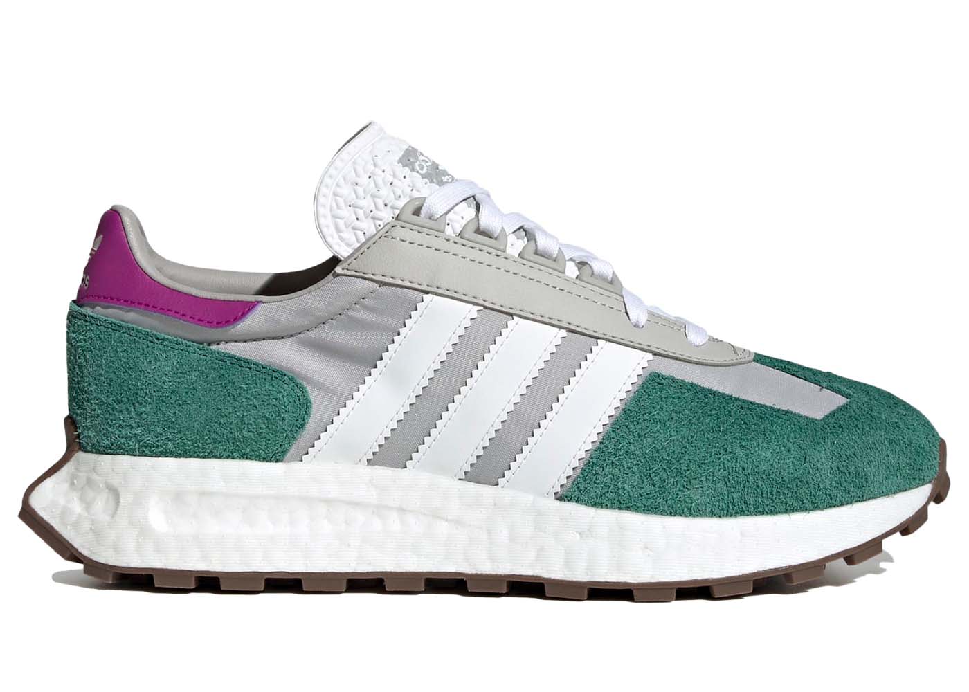 Sneakers og sko adidas Originals Retropy E5 Grey Collegiate Green Purple Grøn | H03076, 0