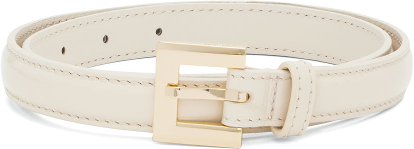 Bælter Anine Bing ANINE BING Nicola Leather Belt Beige | A-12-11376-IVY17