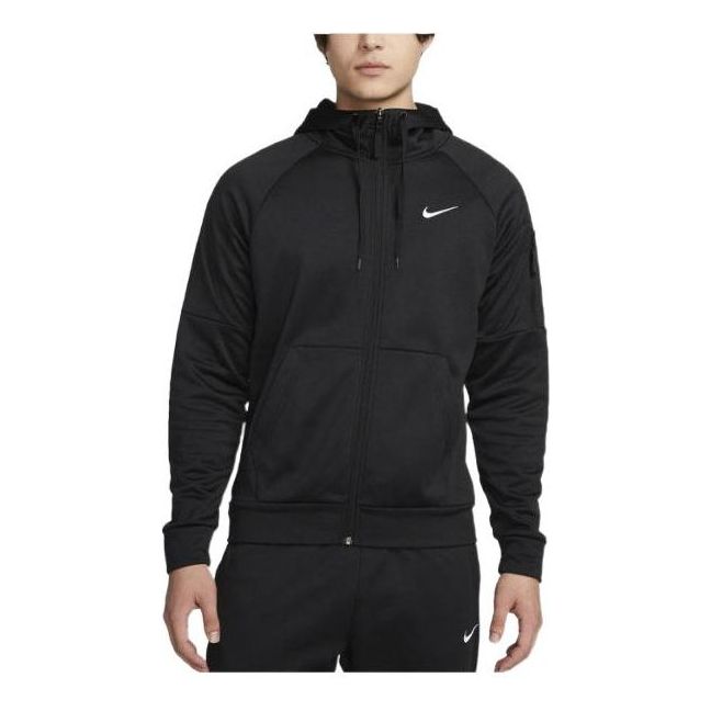 Sweatshirt Nike Therma Fit Full Zip Hoodie Sort | DQ4831-010