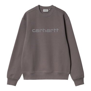 Sweater Carhartt WIP Carhartt WIP Rivet Script Sweatshirt Brun | I034415_8, 0