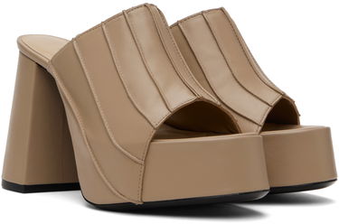 Tilbehør BY FAR BY FAR Brad Heeled Sandals Beige | 23PFBRAMTPNAP, 3