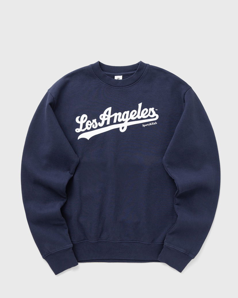 Sweatshirt Sporty & Rich Sporty & Rich Los Angeles Dodgers Crewneck Sweatshirt Mørkeblå | ST071627667BL106