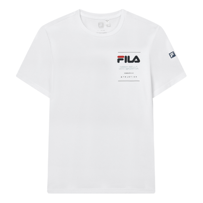 T-shirt FILA Athletics Collection Logo T-Shirt Hvid | A11M321199A-WT