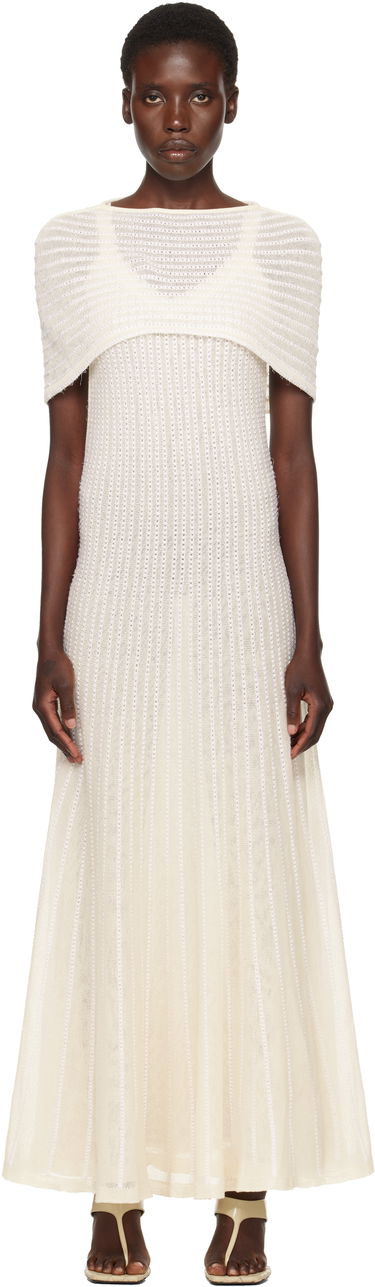 Kjole Khaite KHAITE Thora Maxi Dress Hvid | 9774125, 0