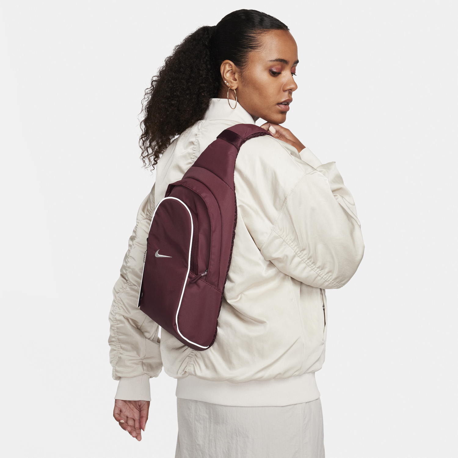 Skuldertaske Nike Sportswear Essentials (8 l) Bourgogne | FB2851-681, 0