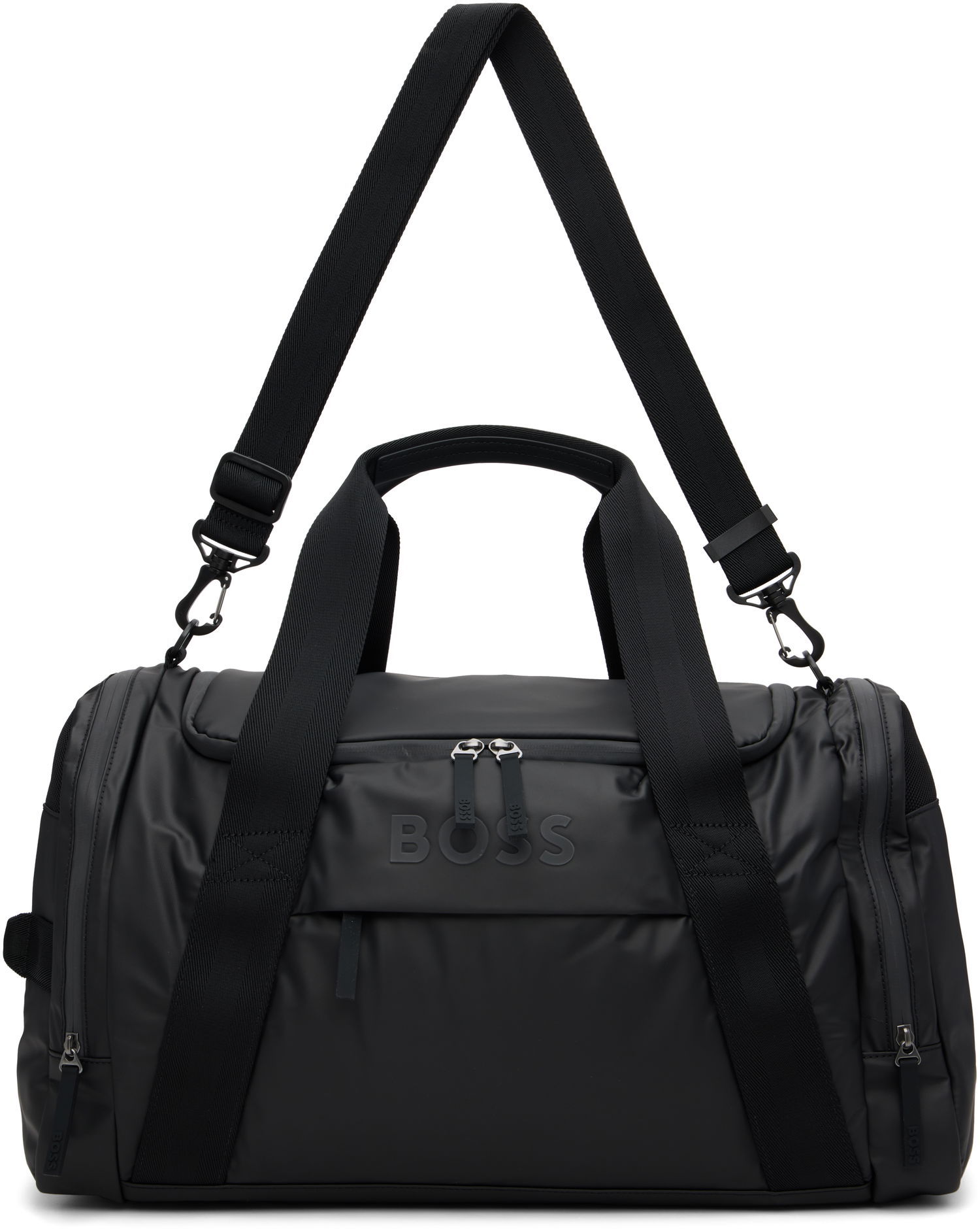 Rejsetaske BOSS Logo Canvas Duffle Bag Sort | 50548088, 0