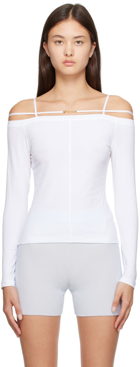 T-shirt Jacquemus Le Papier Hvid | 23H233JS165-2313, 0