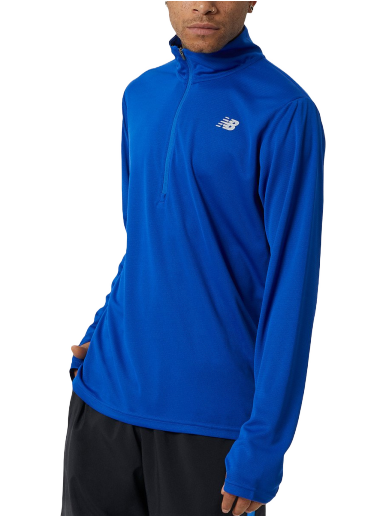 Jakke New Balance 5K Half-Zip Jacket Mørkeblå | mt21214-try