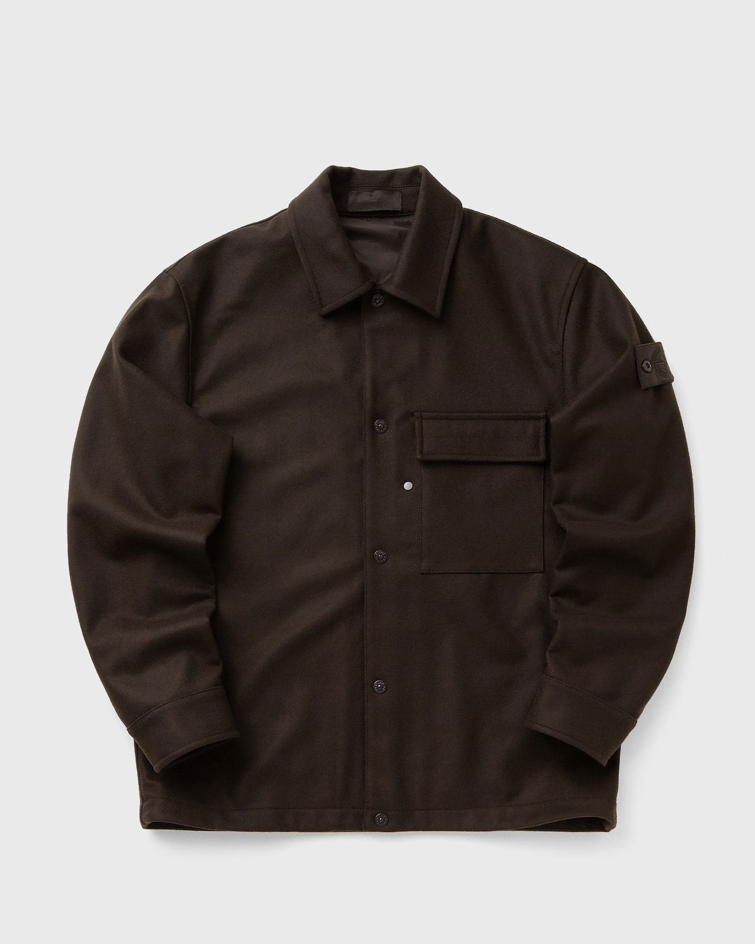 Skjorte Stone Island Wool Overshirt Brun | K2S151200028S0F24.V0070, 0