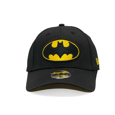 Kasket New Era Youth 9FORTY DC Print Warner Bros. Batman Adjustable Hat Sort | 60667544, 1