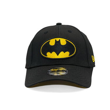 Kasket New Era Youth 9FORTY DC Print Warner Bros. Batman Adjustable Hat Sort | 60667544, 1