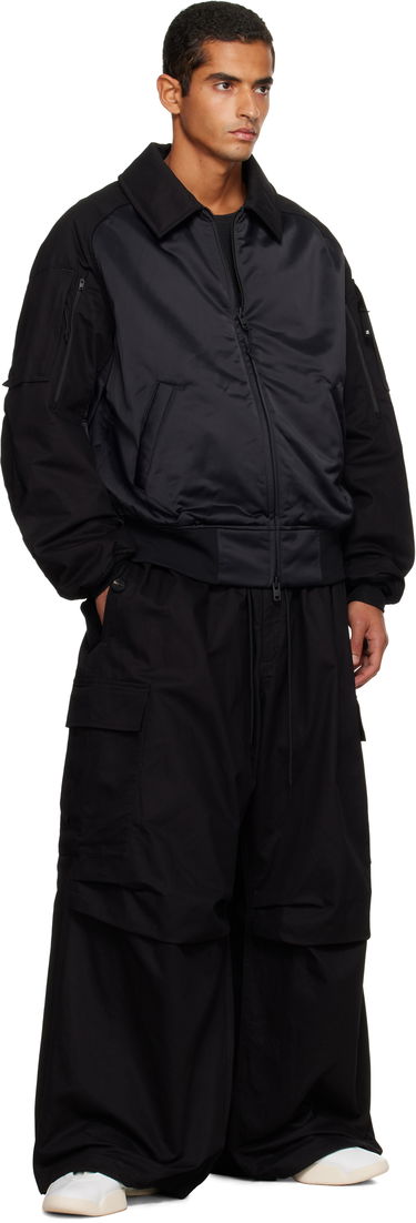 Bomberjakke Y-3 Y-3 UT Twill Bomber Jacket Sort | JY4554, 3