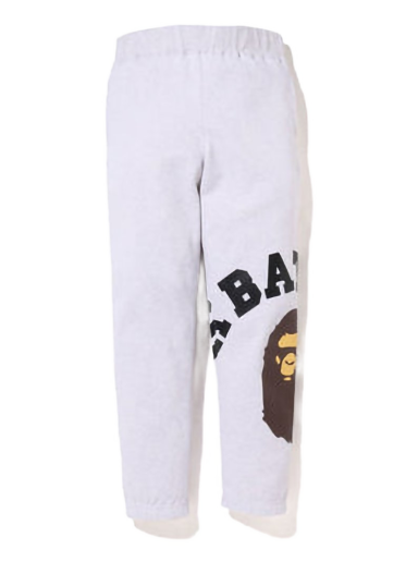 Joggingbukser BAPE Giant College Sweatpants Hvid | 1I80-152-005