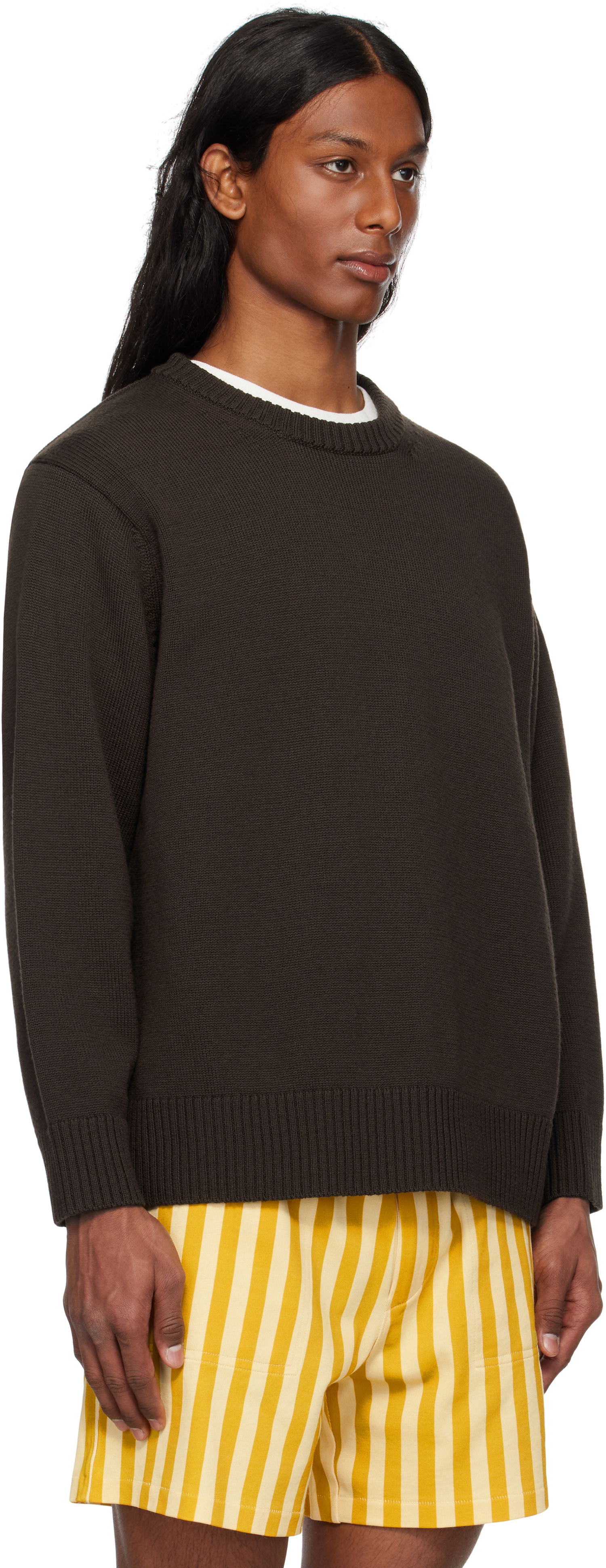 Sweater Bode Bode Juniper Sweater Brun | MRS25KT028, 1