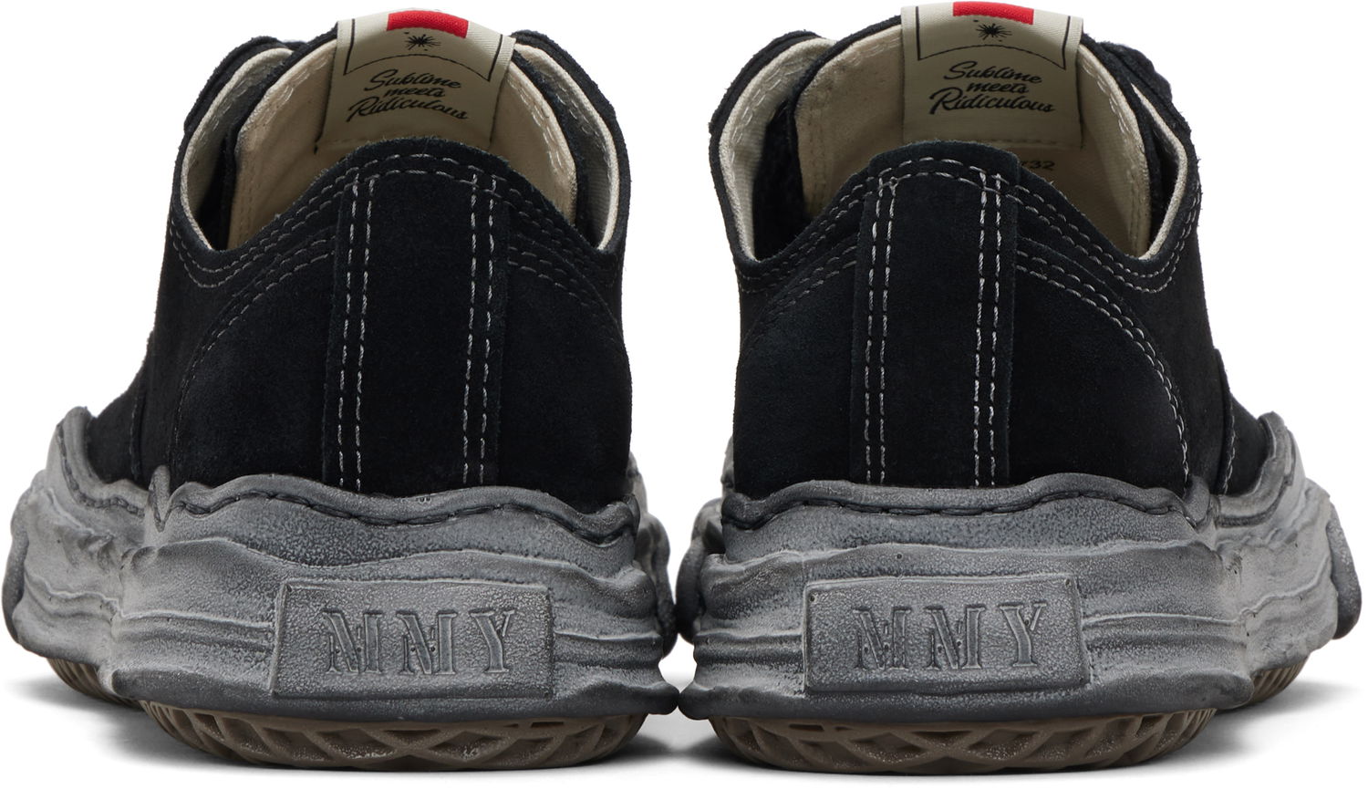 Sneakers og sko Maison MIHARA YASUHIRO Hank OG Sole Low-Top Sort | A13FW732, 1