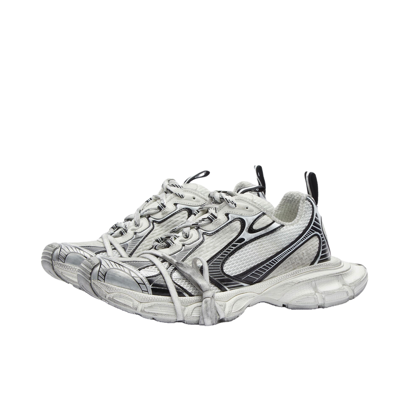 Sneakers og sko Balenciaga Men's 3XL Sneakers in Eggshell/Black, Size UK 10 | END. Clothing Grå | 734734-W3XL4-9710