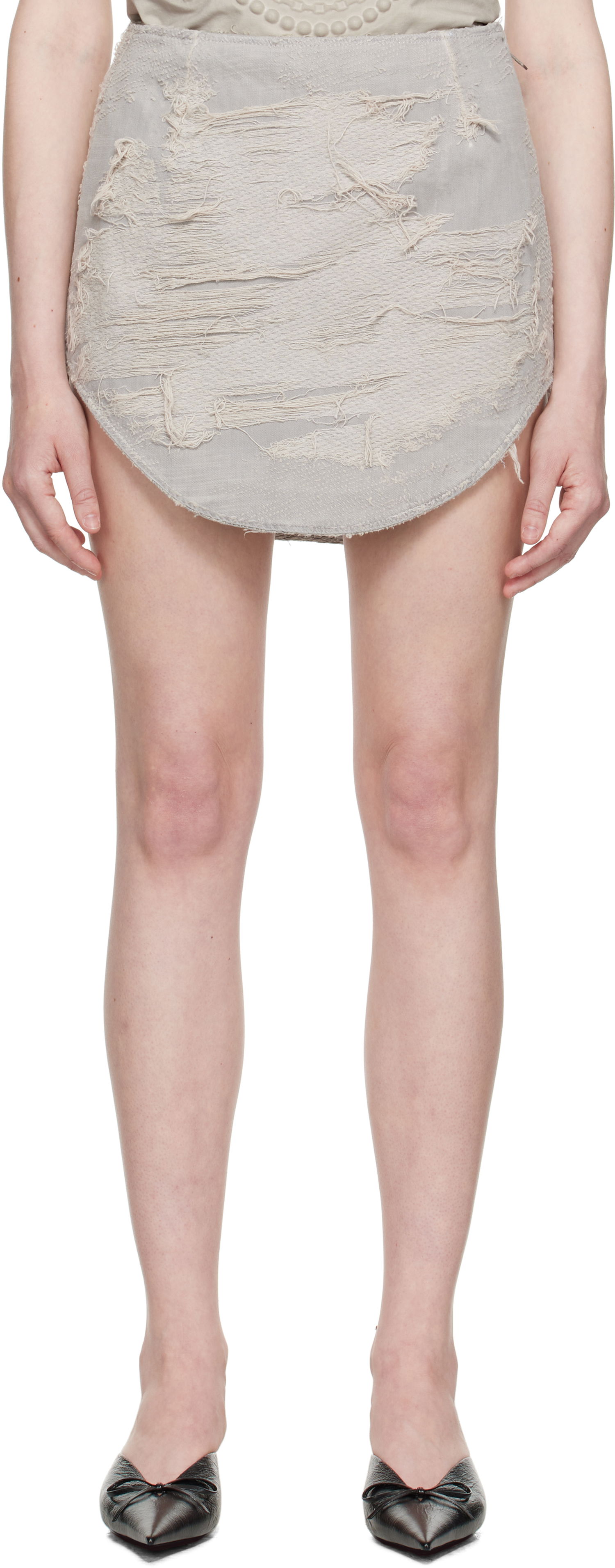 Nederdel Diesel Diesel De-Ada-Fsg Denim Miniskirt Grå | A19196 007AJ, 0