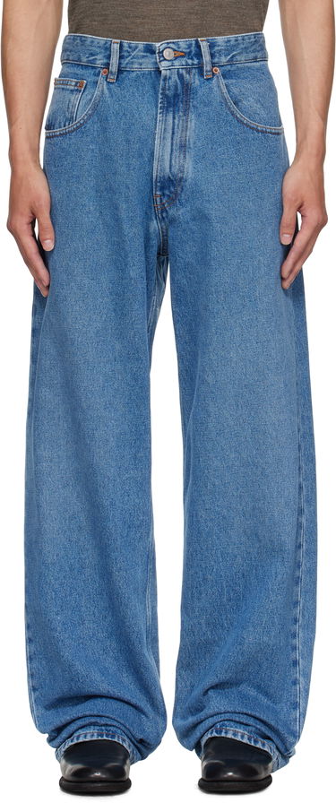 Jeans Maison Margiela MM6 Maison Margiela Wide-Leg Jeans Blå | SH0LA0023 M30018, 0