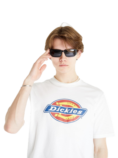 T-shirt Dickies Icon Logo Short Sleeve Tee Hvid | DK0A4XC9WHX1