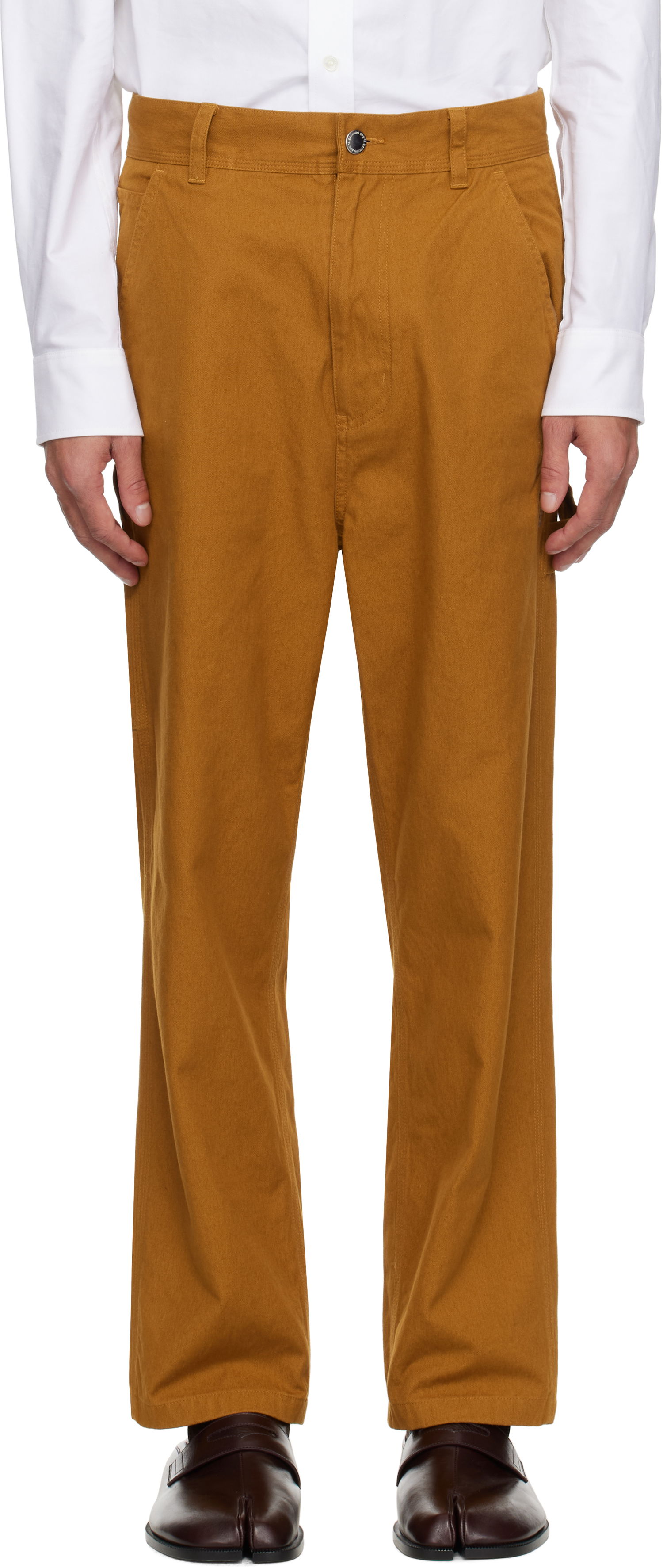 Bukser BAPE BAPE Work Trousers Brun | 001PTK801316M, 0