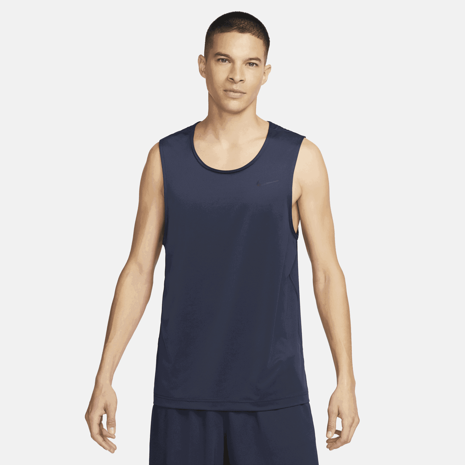 Tanktop Nike Ready Dri-FIT Fitness Tank Top Mørkeblå | DV9813-451, 0