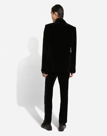Skjorte Dolce & Gabbana Silk Shirt With Bow Sort | G5ME9TFU1ARN0000, 2