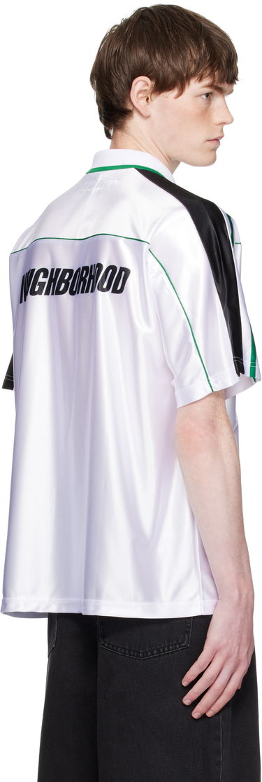 Polo skjorte Neighborhood Neighborhood Game Short Sleeve Polo Hvid | 251FPNH-CSM16, 2