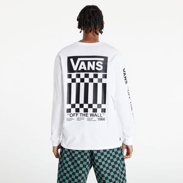 T-shirt Vans Off The Wall Check Grap Hvid | VN0A7S6ZWHT1, 4