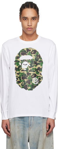 A Bathing Ape ABC Camo Big Ape Head Long Sleeve T-Shirt