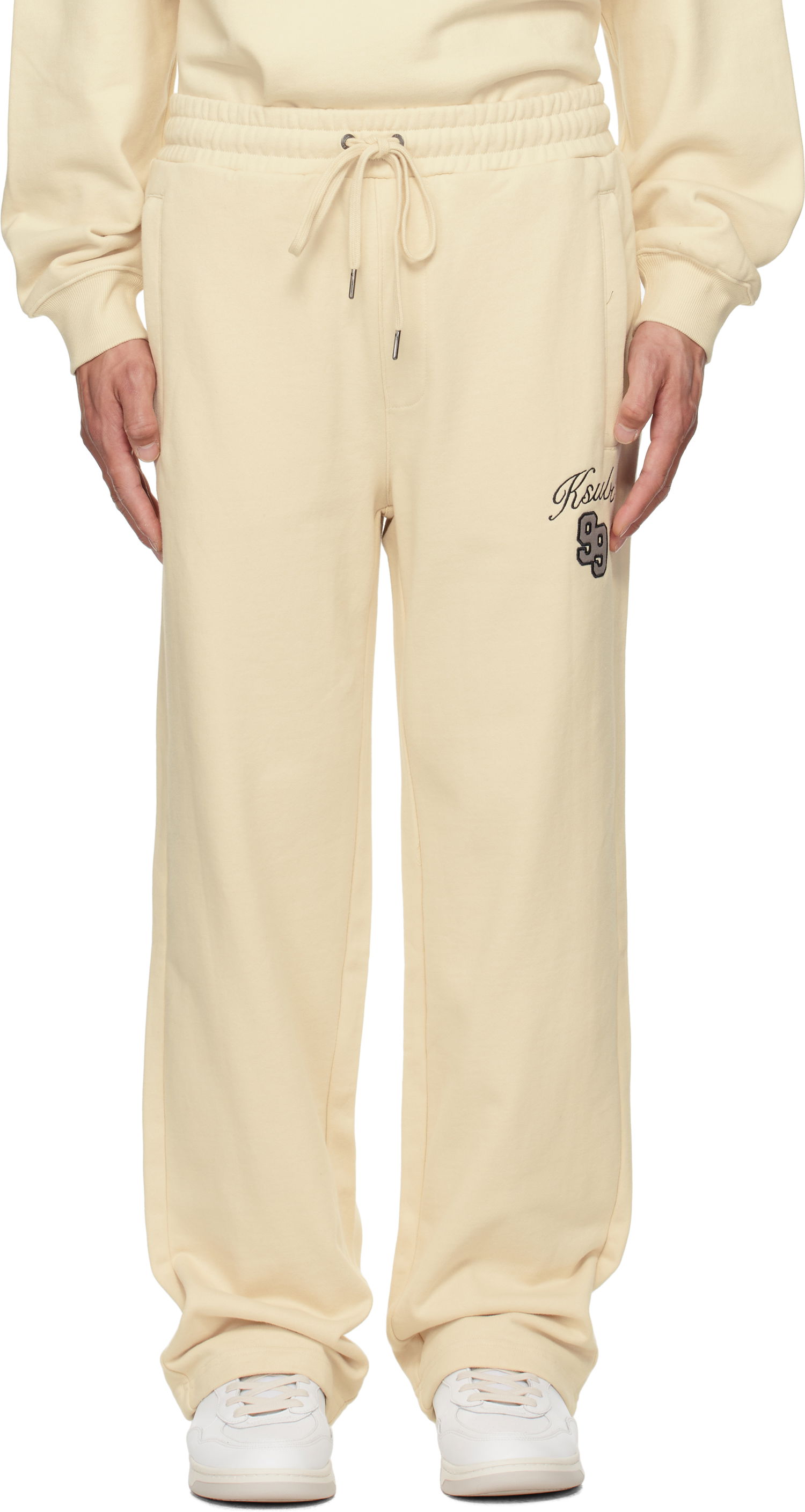 Joggingbukser Ksubi Ksubi Playoff Synthesis Sweatpants Beige | MSP25PA009, 0