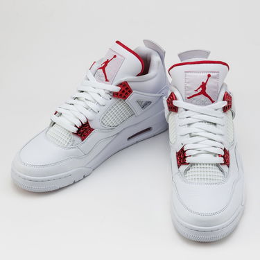Sneakers og sko Jordan Air Jordan 4 Retro "Red Metallic" Hvid | CT8527-112, 2