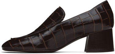 Sneakers og sko TOTEME Block-Heel Loafers Brun | 241-WAS983-LE0023, 2