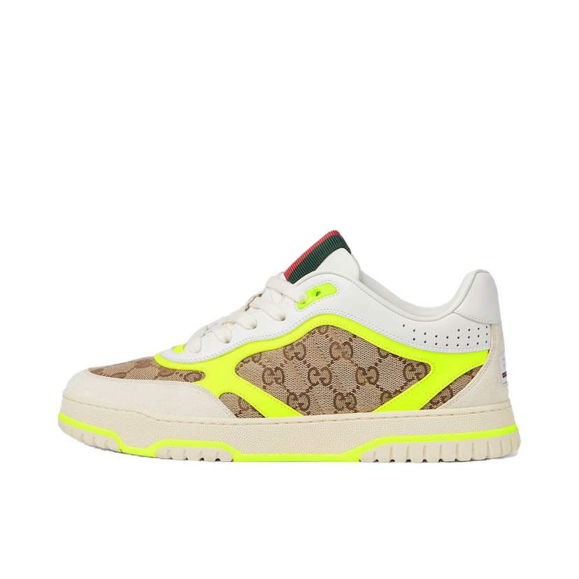 Sneakers og sko Gucci Re-Web White Beige Yellow Beige | 787476AADHW9562