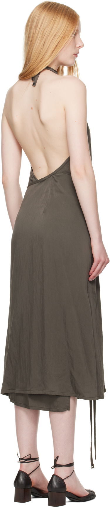 Kjole LEMAIRE Lemaire Apron Midi Dress Grøn | DR1108 LF1388, 2