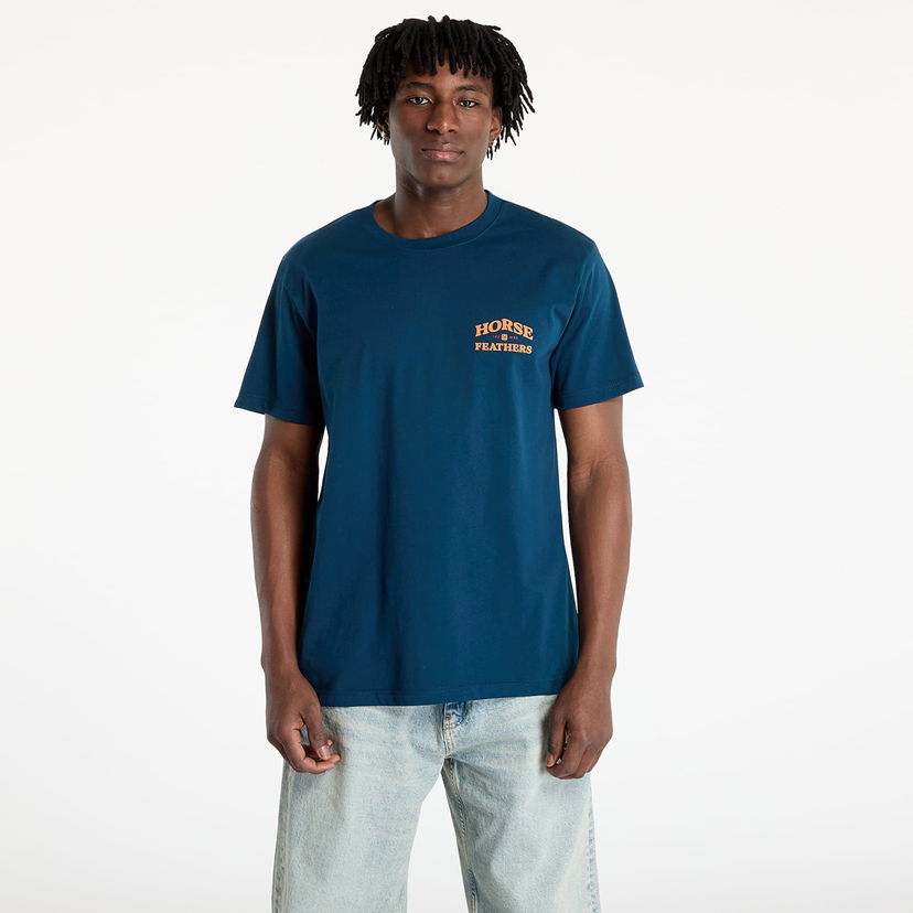 T-shirt Horsefeathers Horsefeathers Summit T-Shirt Blå | SM1386C