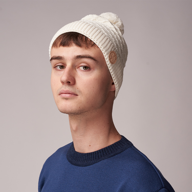 Beanie Vasky Vasky Merino Wool Beanie Hvid | A-2223-007, 2