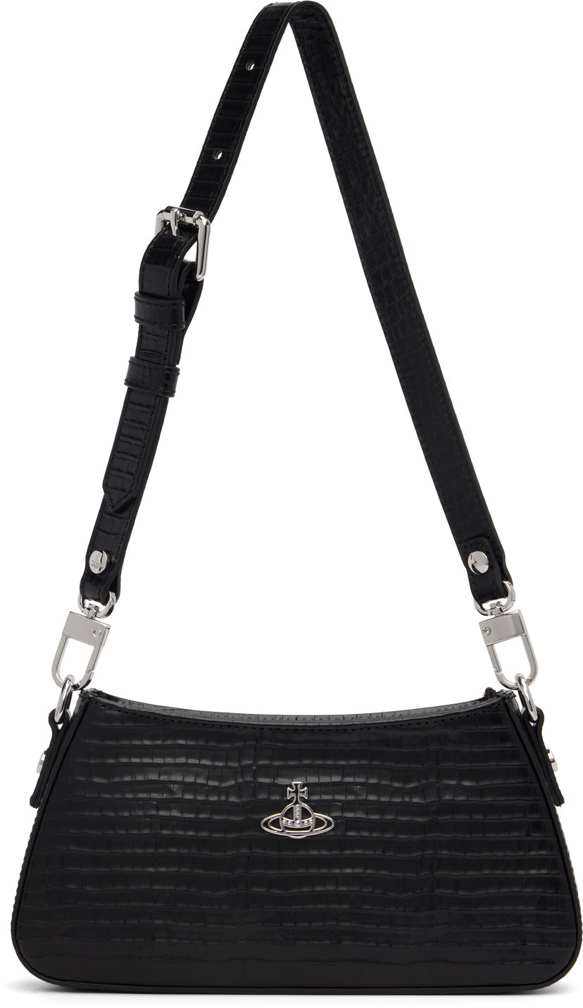 Skuldertaske Vivienne Westwood Vivienne Westwood Tasha Shoulder Phone Bag Sort | 5801000GW-L00C0-
