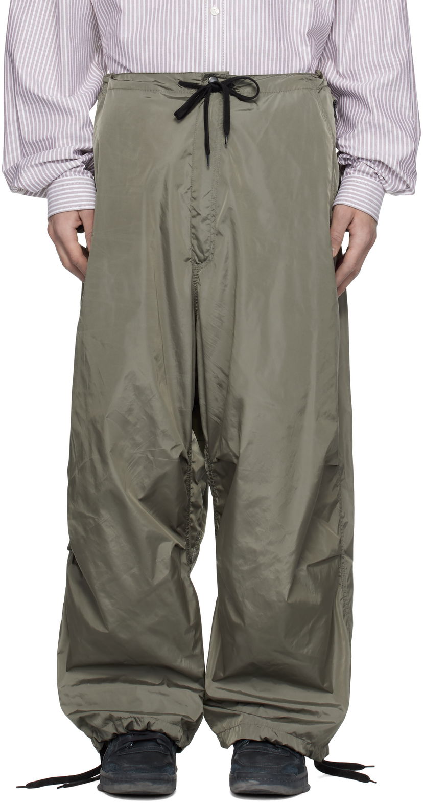 Bukser HED MAYNER Satin Track Pants Grøn | RMCJ00GC99FAB0030900