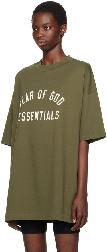 T-shirt Fear of God Crewneck T-Shirt Grøn | 125BT244195F, 3