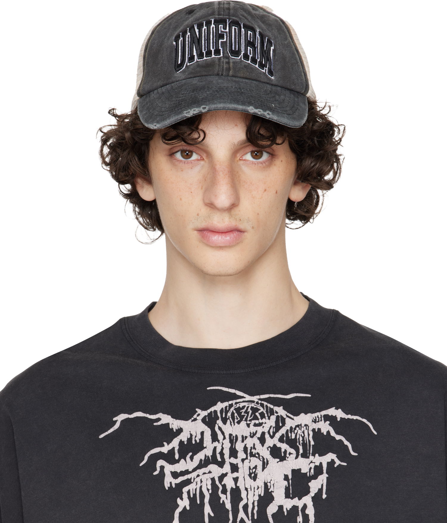 Kasket 032C 032c 'Lucky Strike' Trucker Hat Grå | S25-UAW-3102-050, 0