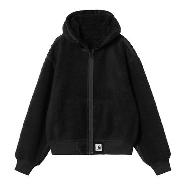 Sweatshirt Carhartt WIP Active Fleece Zip-Up Hoodie Sort | I033905_8, 5