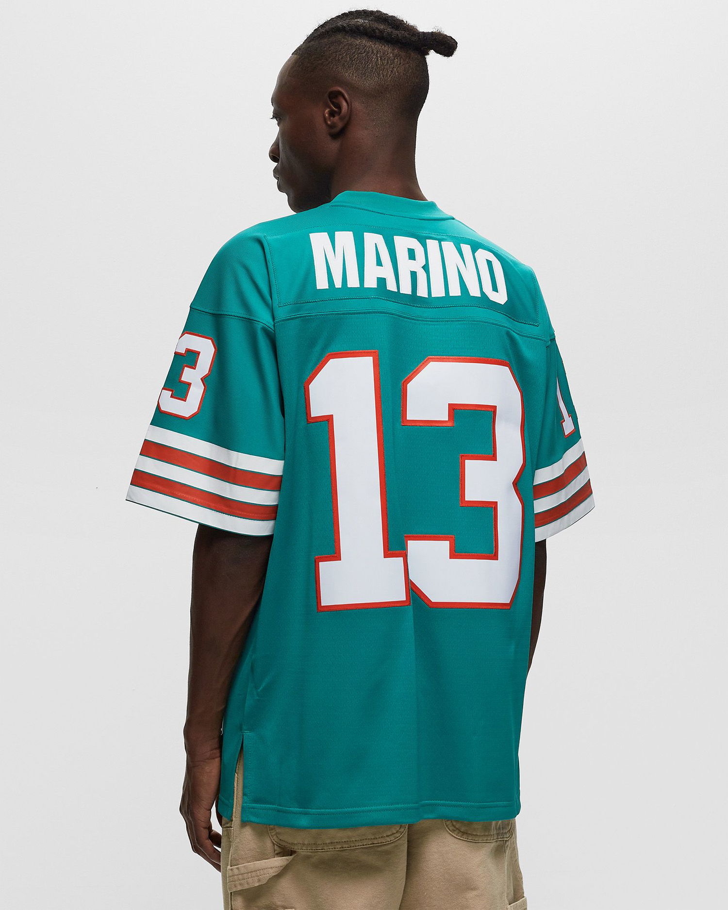 Jersey Mitchell & Ness NFL LEGACY JERSEY MIAMI DOLPHINS 1984 DAN MARINO #13 Grøn | LGJYAC18037-MDOTEAL84DMA, 1